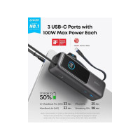 Produktbild för Anker - power bank - built-in and retractable cables - 165 Watt - 25000 mAh