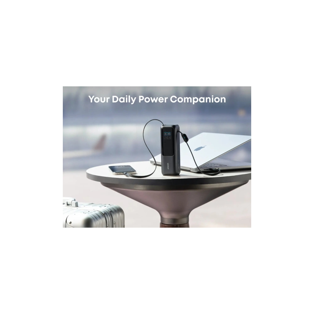 Produktbild för Anker - power bank - built-in and retractable cables - 165 Watt - 25000 mAh