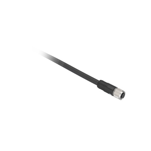 SCHNEIDER ELECTRIC Schneider Electric XZCP29P11L10, 10 m, M12, Hunstik, Sort, P...