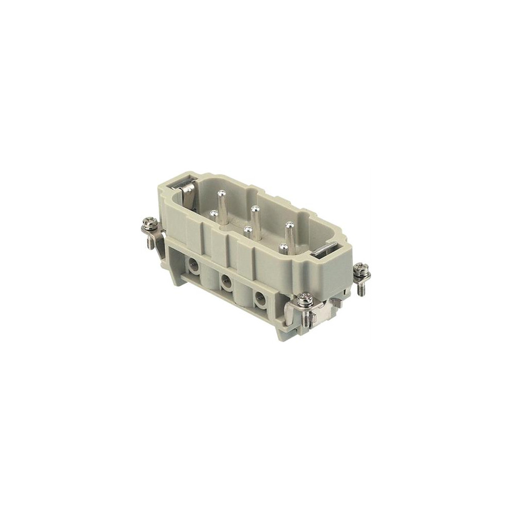 Produktbild för Harting 09 31 006 2601 stiftinsats Han® HsB 6 + PE skruvar 1...