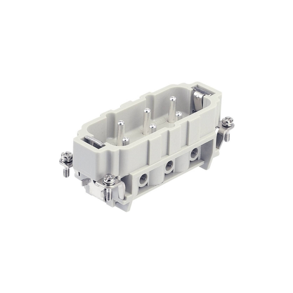Produktbild för Harting 09 31 006 2601 stiftinsats Han® HsB 6 + PE skruvar 1...