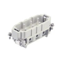 Produktbild för Harting 09 31 006 2601 stiftinsats Han® HsB 6 + PE skruvar 1...