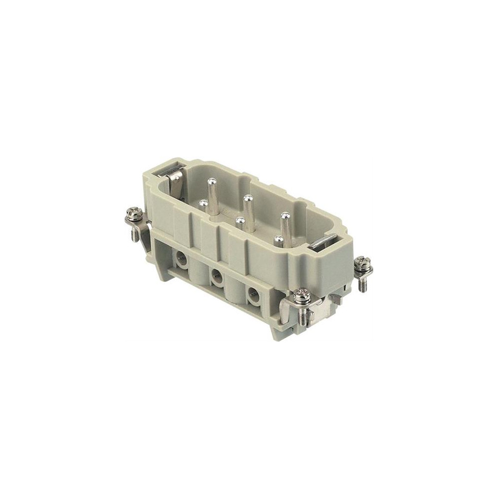Produktbild för Harting 09 31 006 2601 stiftinsats Han® HsB 6 + PE skruvar 1...