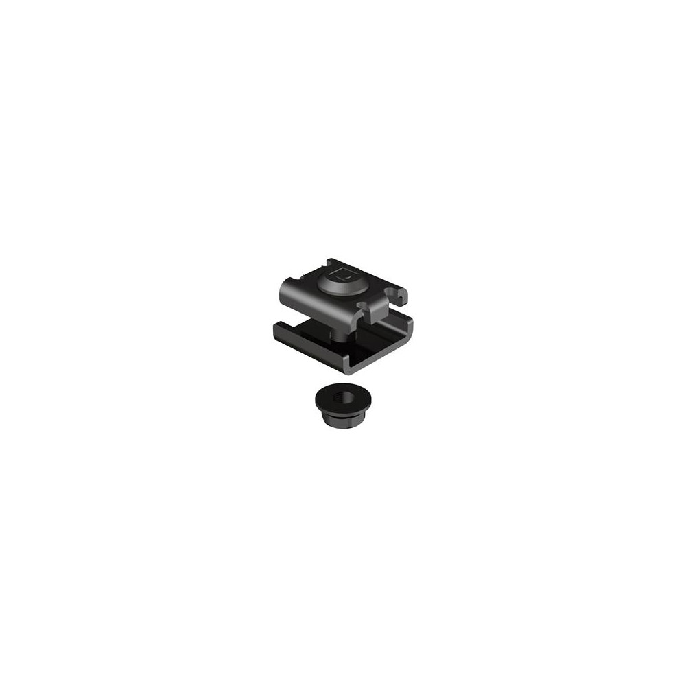Produktbild för Kopplingssats för Csslr Plus gallerhylla, bult M6x20 mm svar...