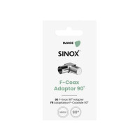 Produktbild för Sinox SOV01556, F-typ, Honkoppling, 90°, Rostfritt stål, Met...