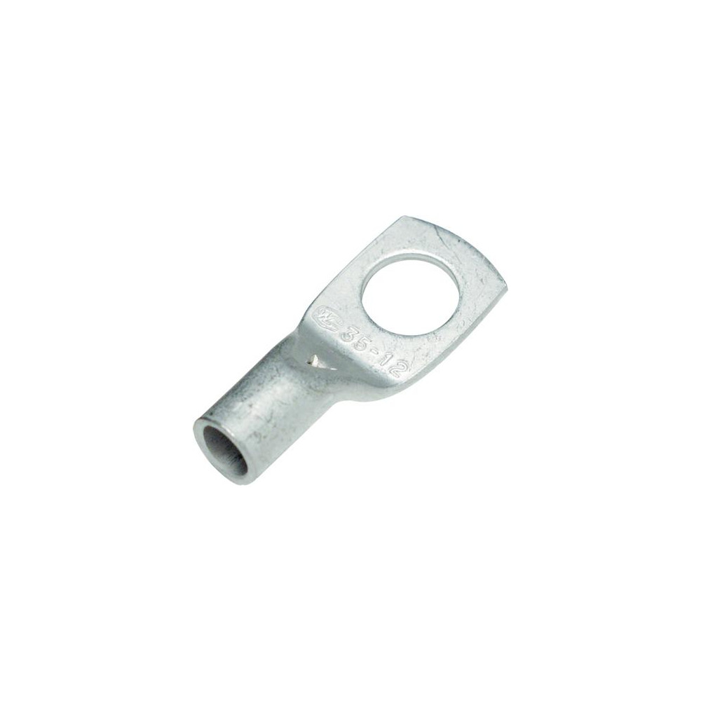 Produktbild för Rörkabelsko CU 25mm² bult hål Ø10,5mm, längd 38mm (innerdiam...