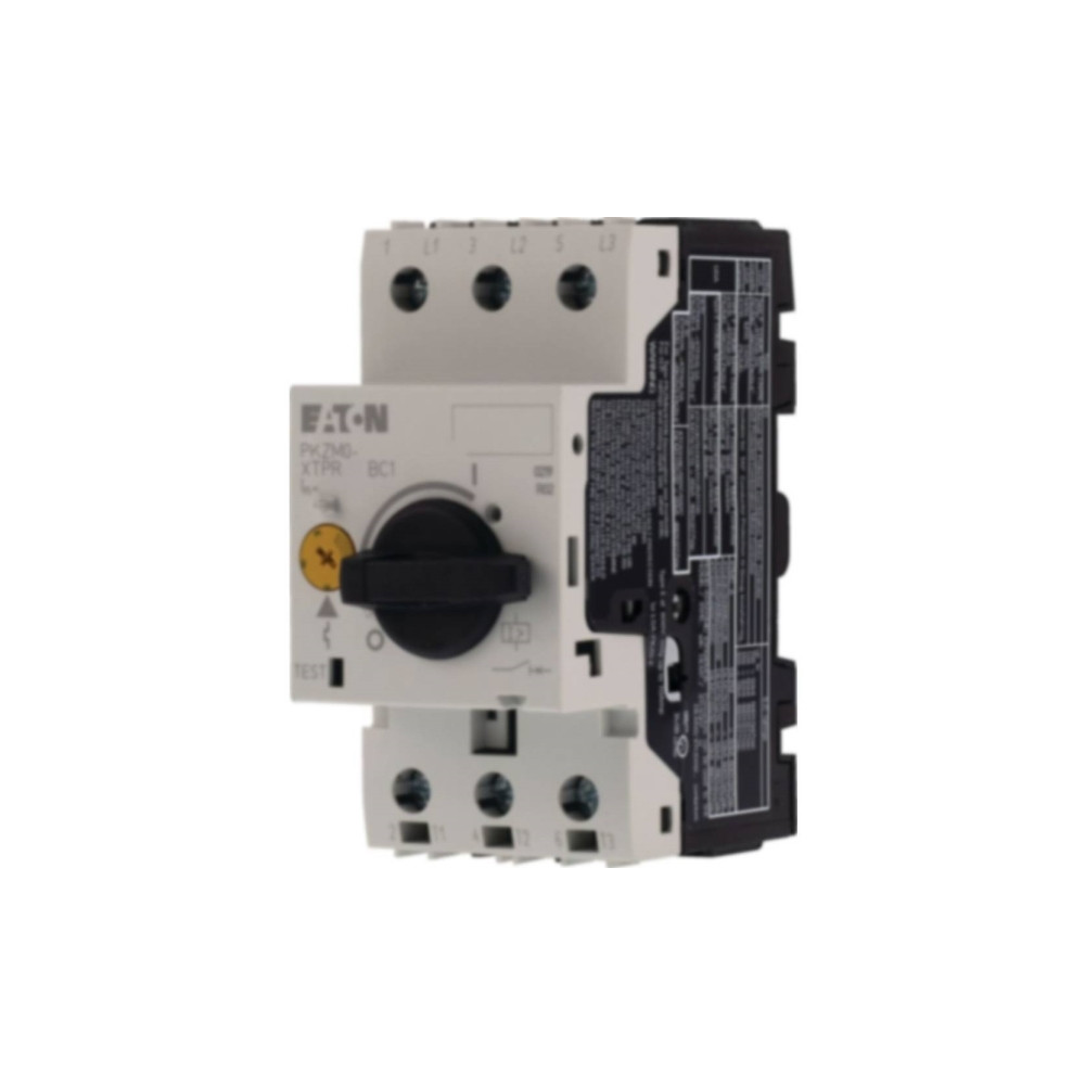Produktbild för EATON motorskyddsbrytare 6,3A PKZM0-6,3 2,2kW/400V vredstyrn...