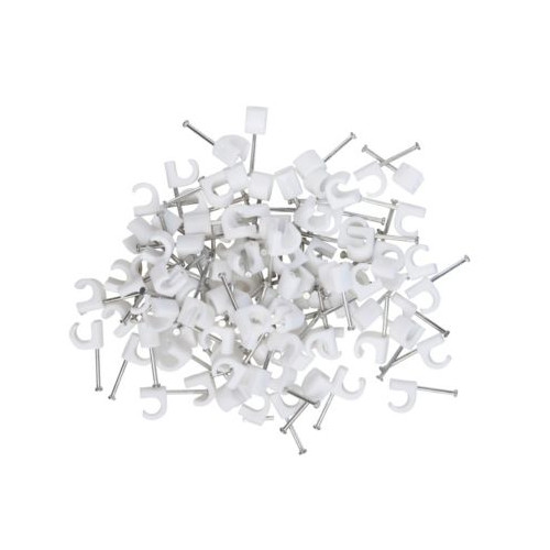 THORKILD LARSEN E-line kabelklämmor 5–7 mm vit rund för rund kabel 2x0,75 &...