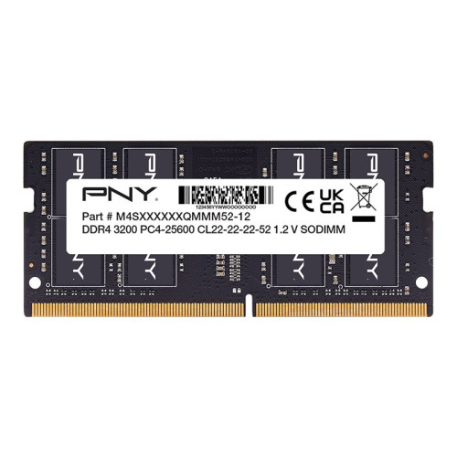 PNY Technologies PNY Performance - DDR4 - modul - 16 GB - SO DIMM 260-pin - 3200 MHz / PC4-25600 - ej buffrad