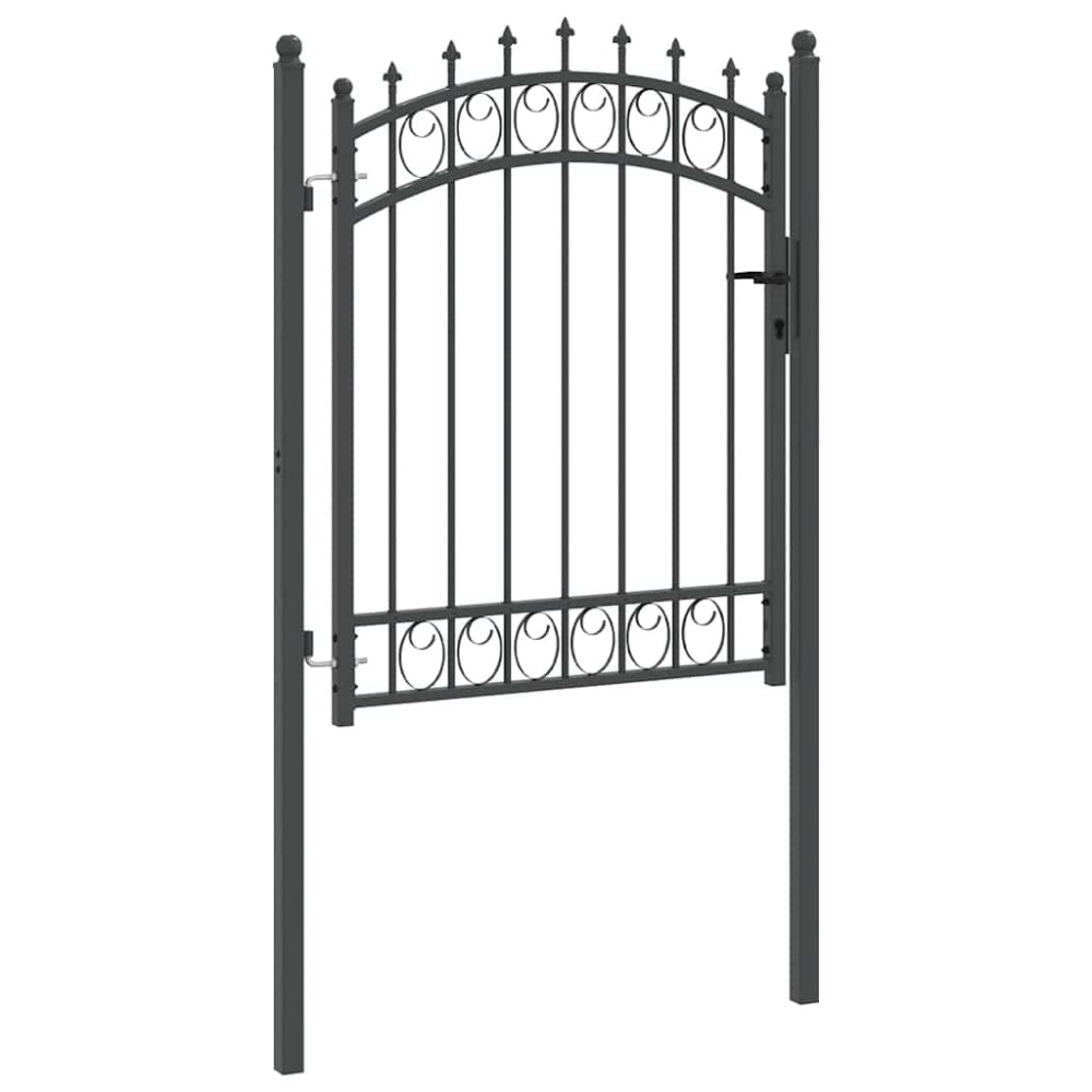 Produktbild för Stängsel Grind med Spikar EMMEN 150 x 100 cm