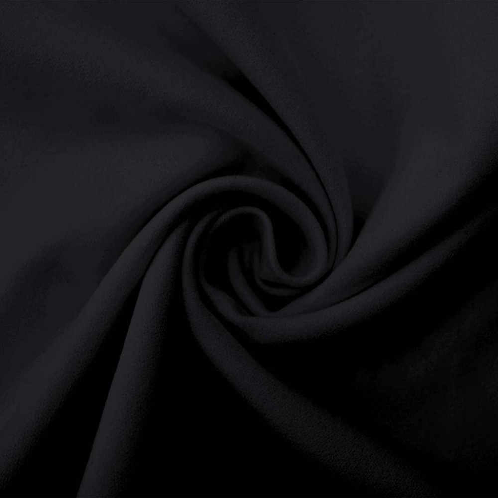 Produktbild för Sporthanddukar 2 pcs Svart 100 x 50 cm Polyester och polyamid