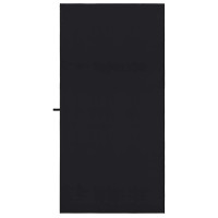 Produktbild för Sporthanddukar 2 pcs Svart 180 x 90 cm Polyester och polyamid