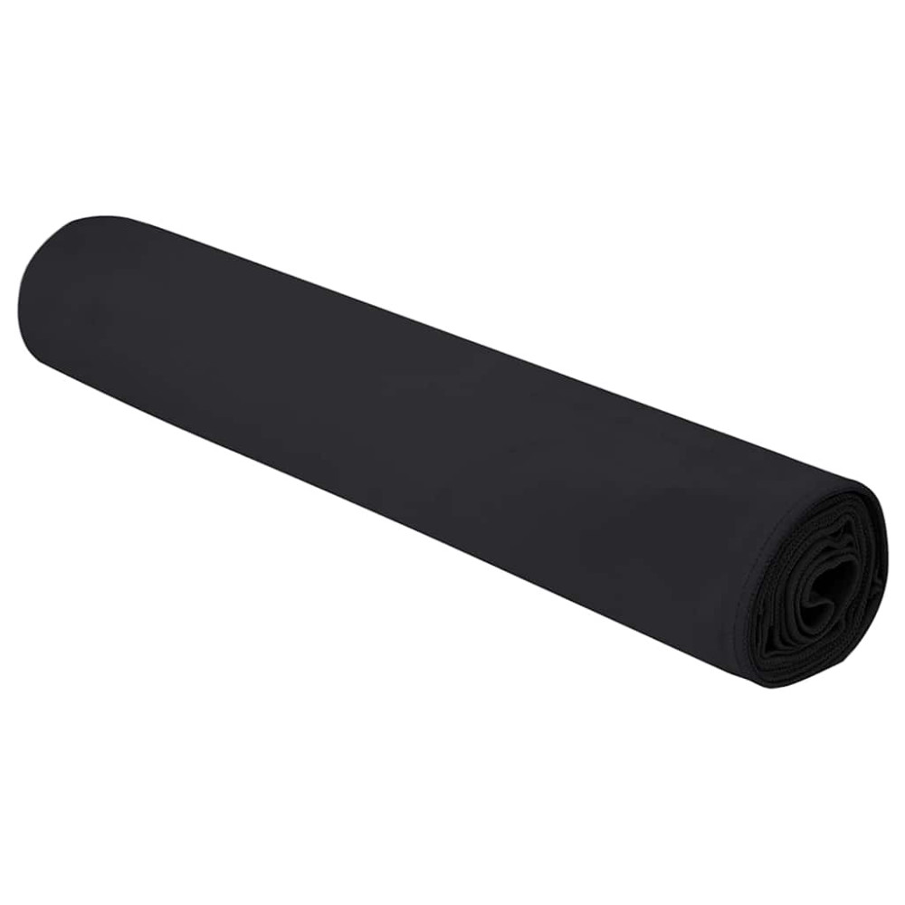 Produktbild för Sporthanddukar 2 pcs Svart 200 x 100 cm Polyester och polyamid
