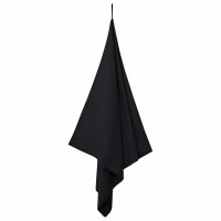 Produktbild för Sporthanddukar 2 pcs Svart 200 x 100 cm Polyester och polyamid
