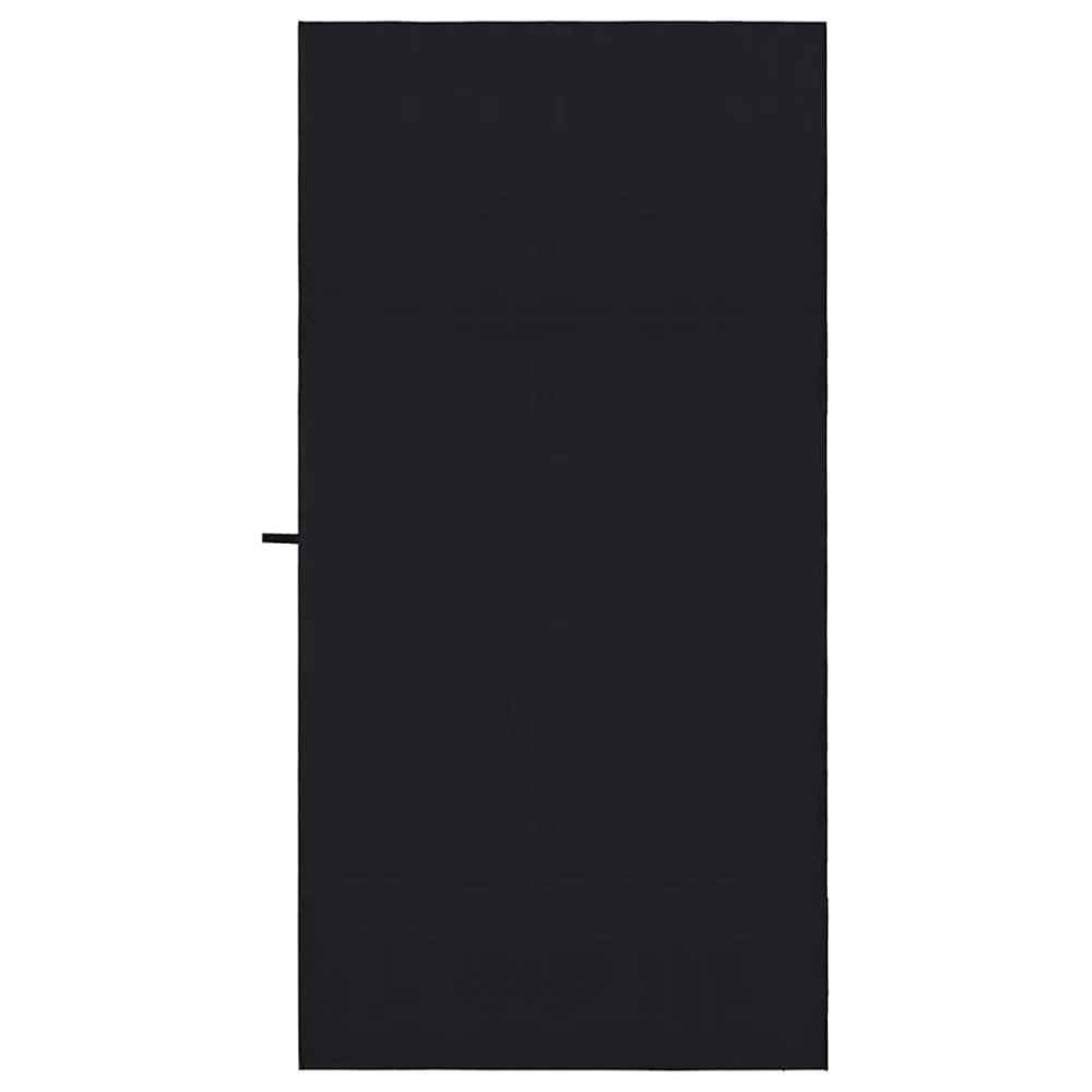 Produktbild för Sporthanddukar 2 pcs Svart 200 x 100 cm Polyester och polyamid