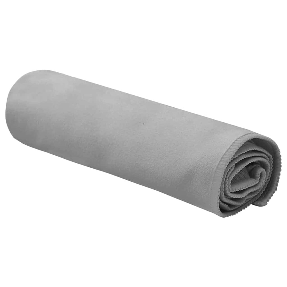 Produktbild för Sporthanddukar 2 pcs Mörkgrå 50 x 30 cm Polyester och polyamid
