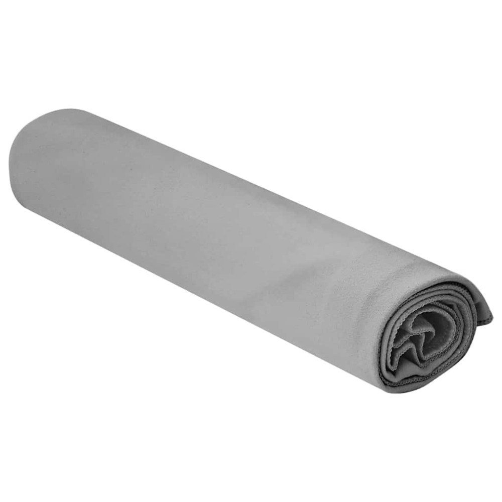 Produktbild för Sporthanddukar 2 pcs Mörkgrå 100 x 50 cm Polyester och polyamid