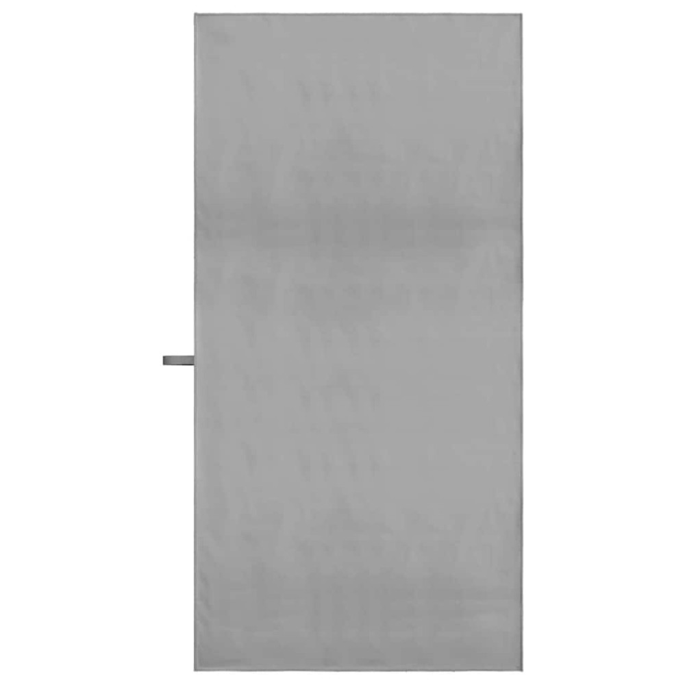 Produktbild för Sporthanddukar 2 pcs Mörkgrå 140 x 70 cm Polyester och polyamid
