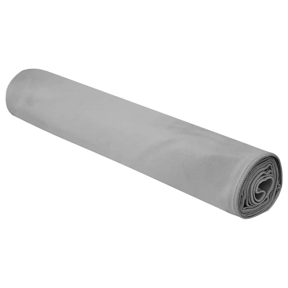 Produktbild för Sporthanddukar 2 pcs Mörkgrå 90 x 180 cm Polyester och polyamid