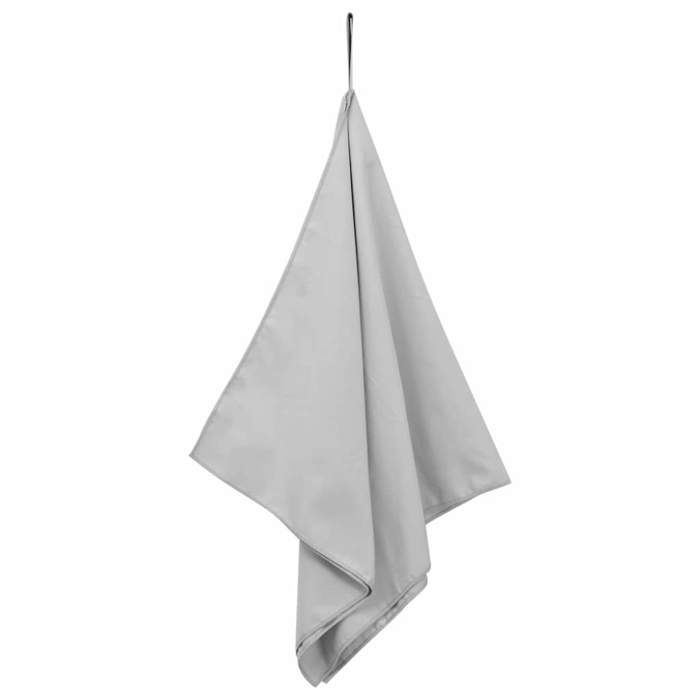 Produktbild för Sporthanddukar 2 pcs Grå 100 x 50 cm Polyester och polyamid