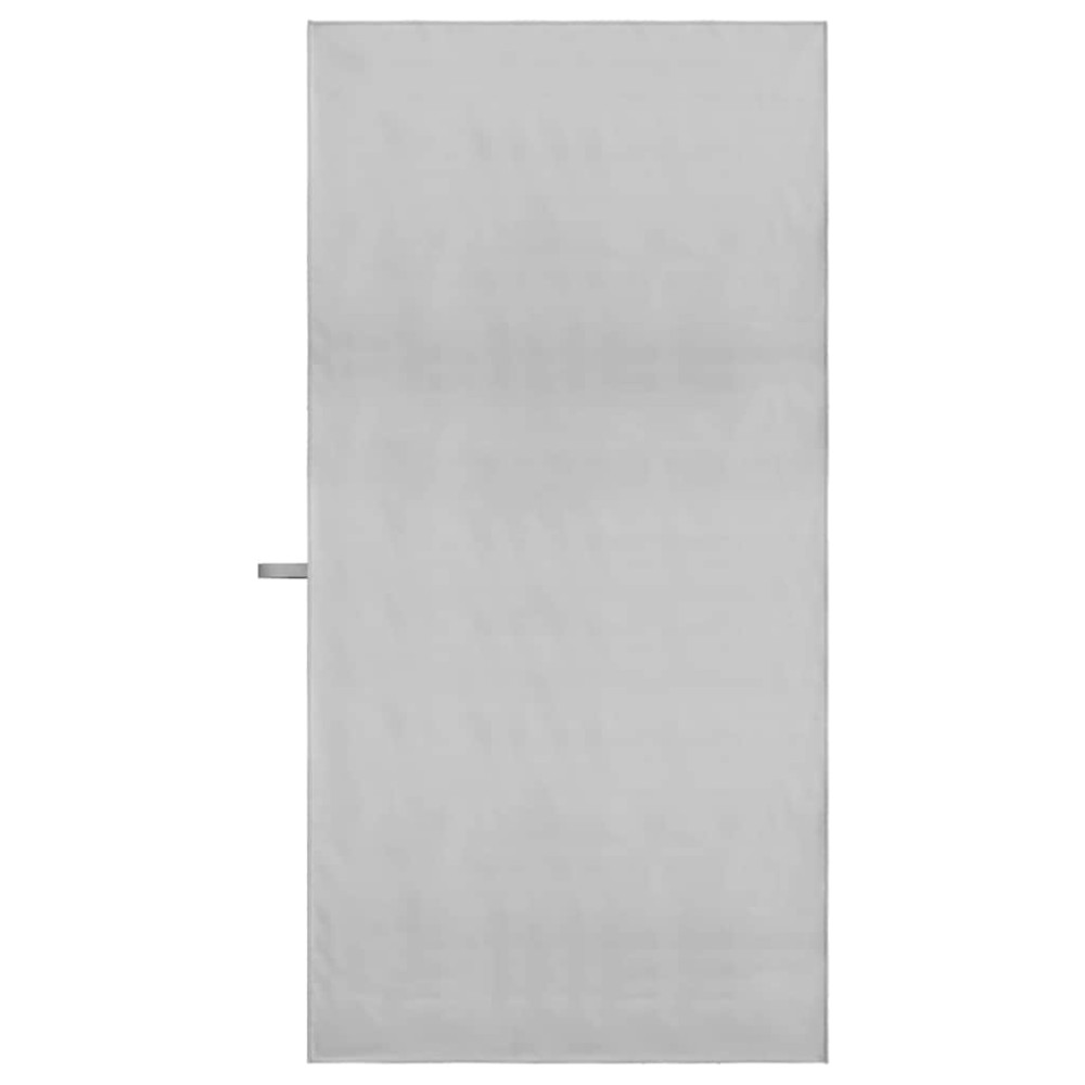 Produktbild för Sporthanddukar 2 pcs Grå 140 x 70 cm Polyester och polyamid