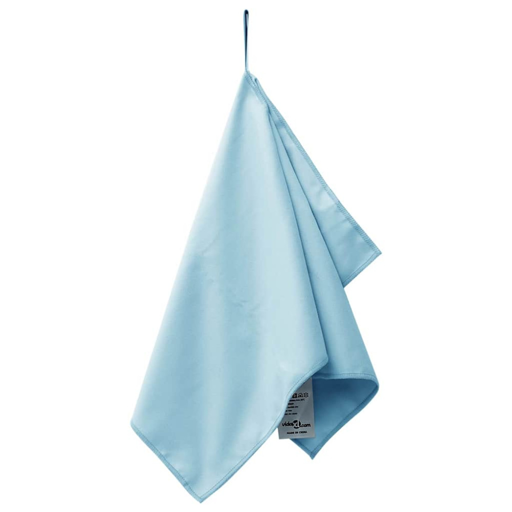 Produktbild för Sporthanddukar 2 pcs Blå 50 x 30 cm Polyester och polyamid