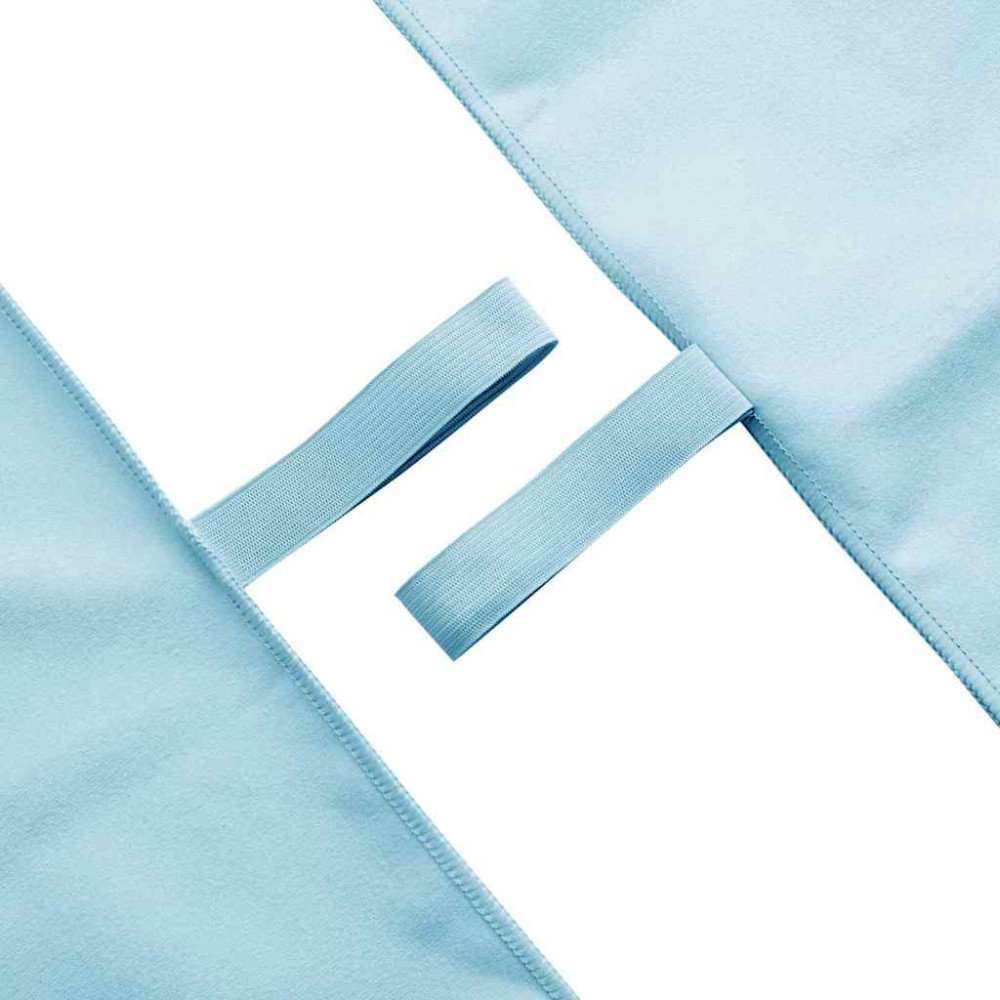 Produktbild för Sporthanddukar 2 pcs Blå 180 x 90 cm Polyester och polyamid