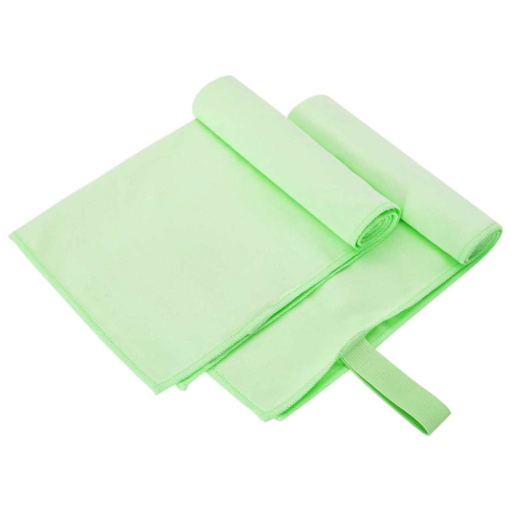 Produktbild för Sporthanddukar 2 pcs Grön 50 x 30 cm Polyester och polyamid