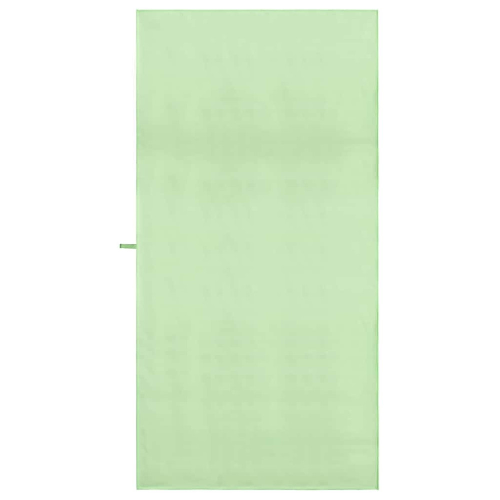 Produktbild för Sporthanddukar 2 pcs Grön 200 x 100 cm Polyester och polyamid