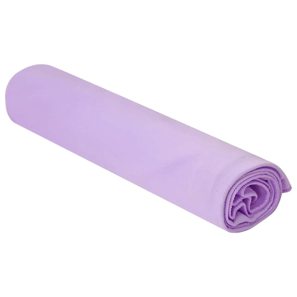 Produktbild för Sporthanddukar 2 pcs Lila 100 x 50 cm Polyester och polyamid