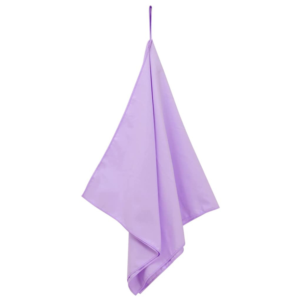 Produktbild för Sporthanddukar 2 pcs Lila 100 x 50 cm Polyester och polyamid