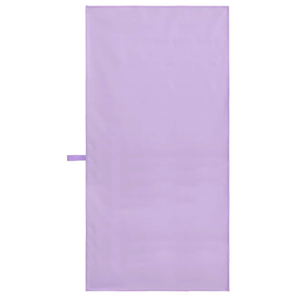 Produktbild för Sporthanddukar 2 pcs Lila 100 x 50 cm Polyester och polyamid