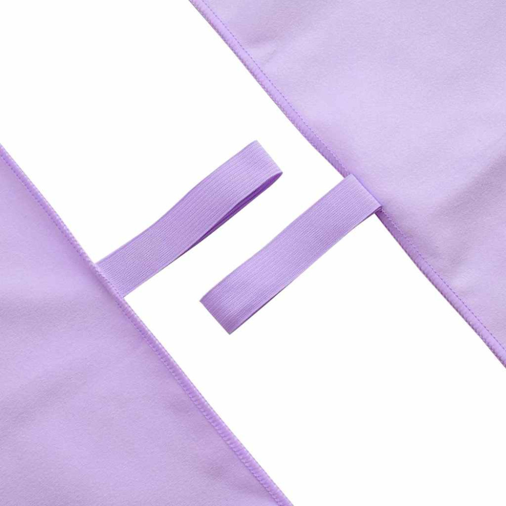 Produktbild för Sporthanddukar 2 pcs Lila 200 x 100 cm Polyester och polyamid