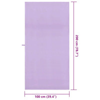 Produktbild för Sporthanddukar 2 pcs Lila 200 x 100 cm Polyester och polyamid