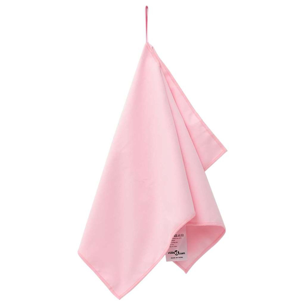 Produktbild för Sporthanddukar 2 pcs Rosa 50 x 30 cm Polyester och polyamid