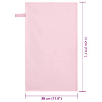 Produktbild för Sporthanddukar 2 pcs Rosa 50 x 30 cm Polyester och polyamid