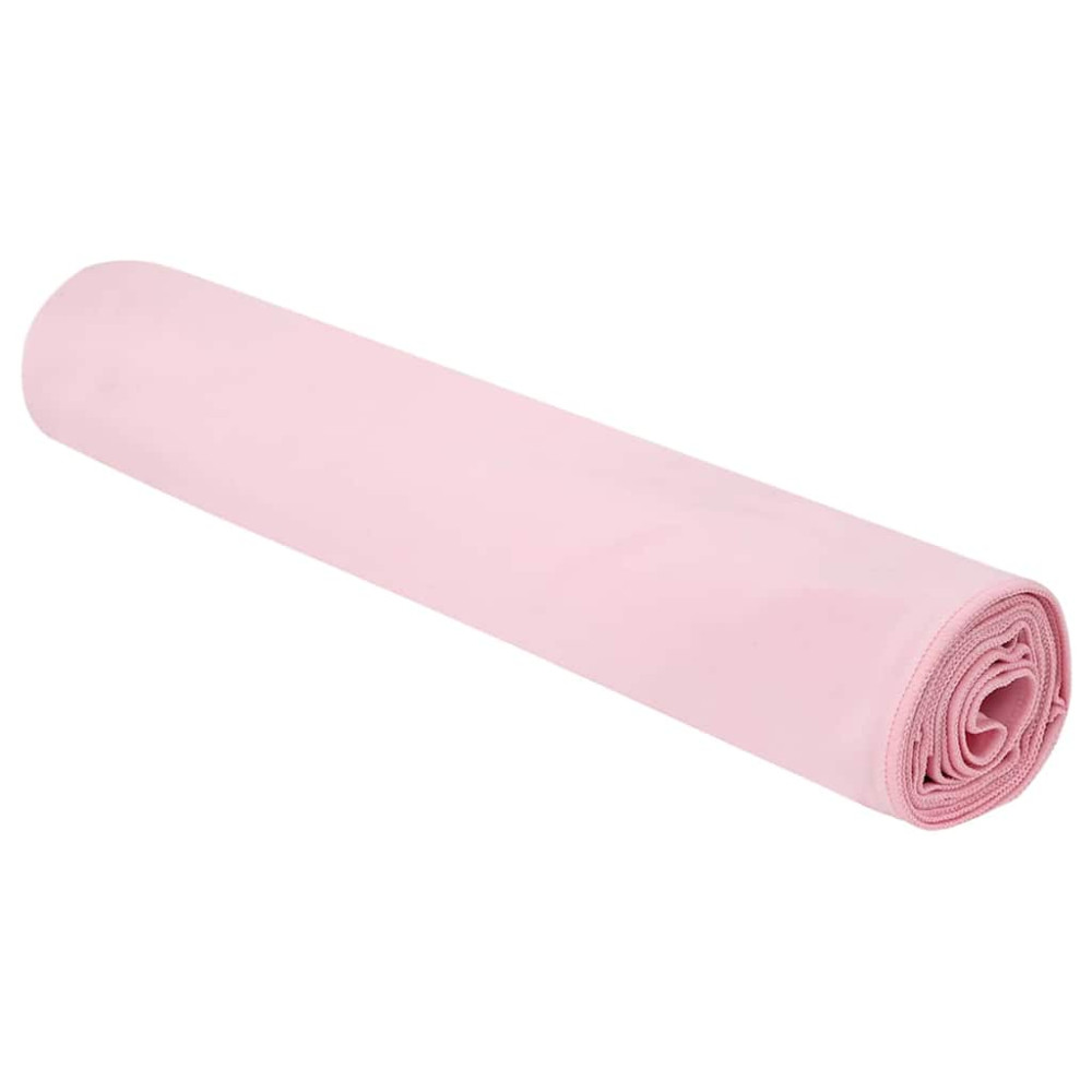 Produktbild för Sporthanddukar 2 pcs Rosa 180 x 90 cm Polyester och polyamid