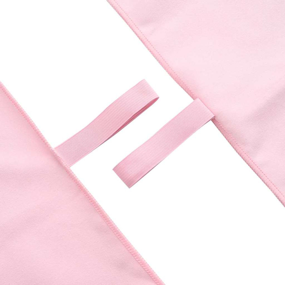 Produktbild för Sporthanddukar 2 pcs Rosa 200 x 100 cm Polyester och polyamid