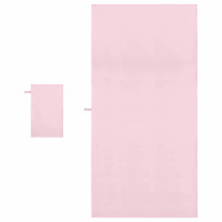 Produktbild för Sporthandduk Set 2 pcs Rosa tyg