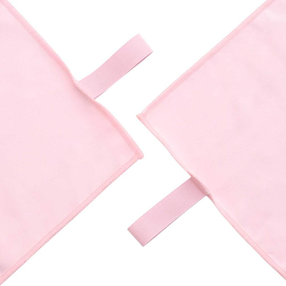 Produktbild för Sporthandduk Set 2 pcs Rosa tyg