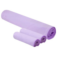 Produktbild för Sporthandduk Set 3 pcs Lila Polyester och polyamid