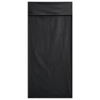 Produktbild för Utomhus Stols Handdukar 2 pcs Svart 130 x 60 cm