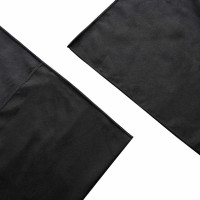 Produktbild för Utomhus Stols Handdukar 2 pcs Svart 130 x 60 cm