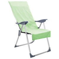 Produktbild för Utomhus Stols Handdukar 2 pcs Blå 130 x 60 cm