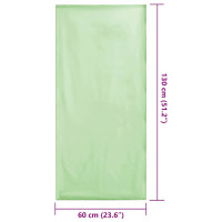 Produktbild för Utomhus Stols Handdukar 2 pcs Blå 130 x 60 cm