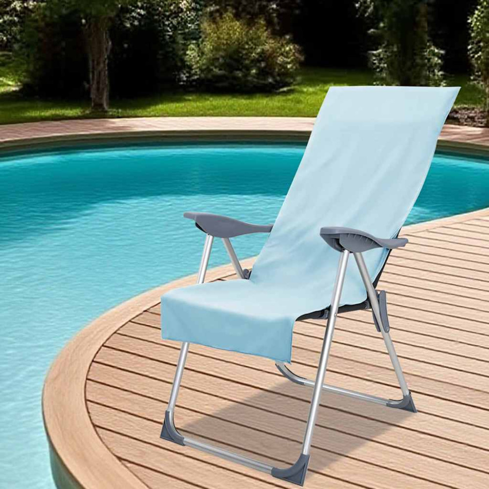 Produktbild för Utomhus Stols Handdukar 2 pcs Grön 130 x 60 cm