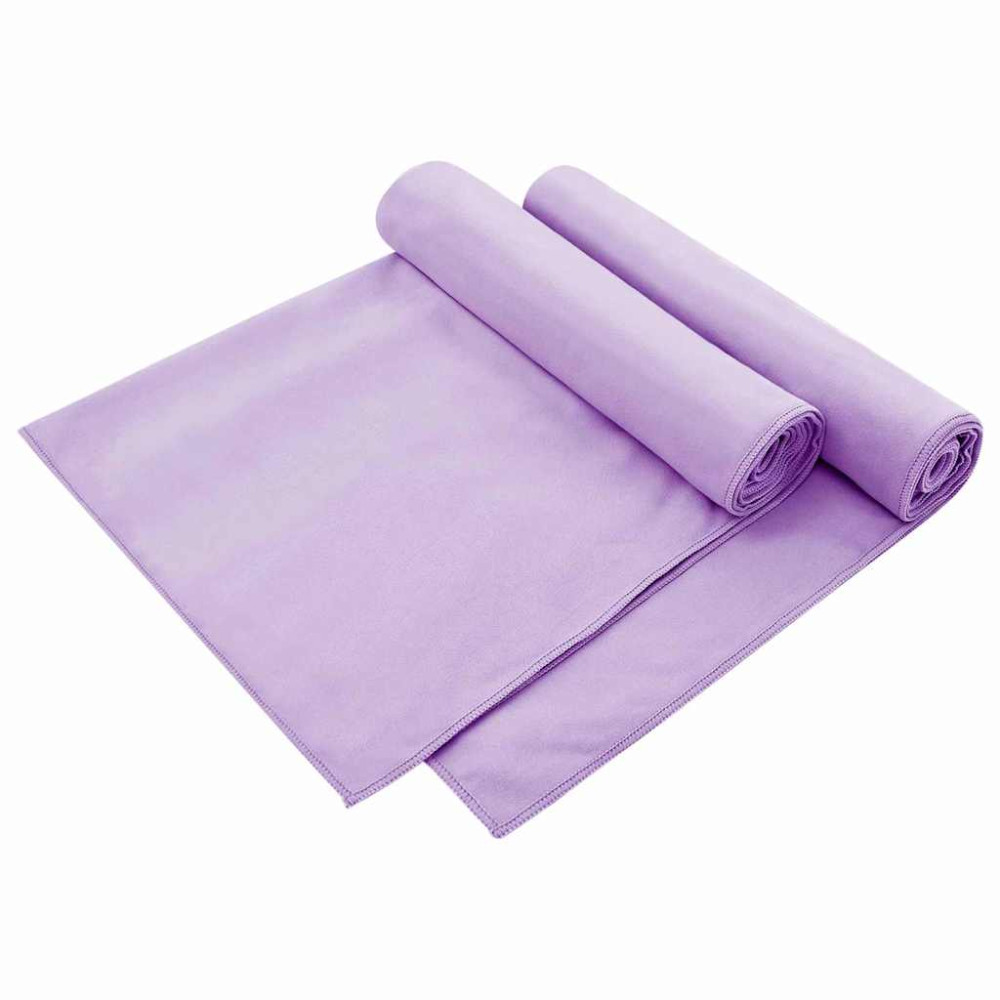 Produktbild för Utomhus Stols Handdukar 2 pcs Lila 130 x 60 cm