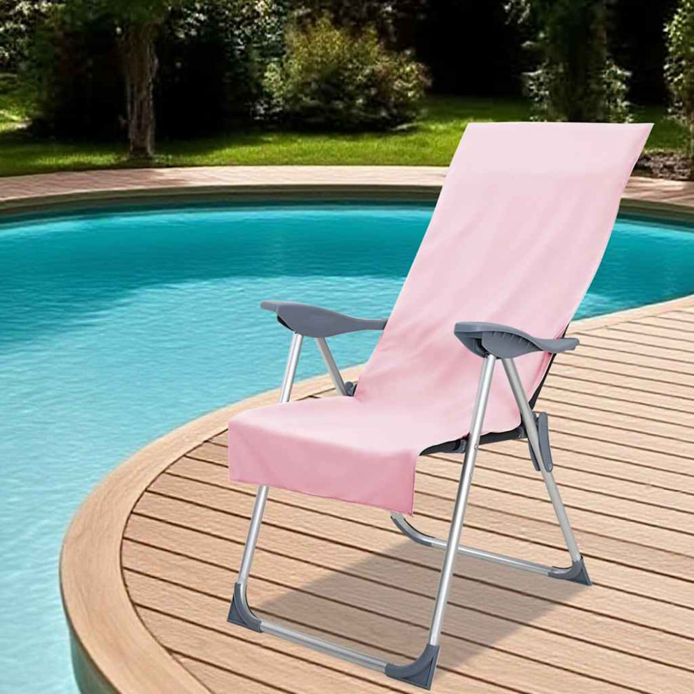 Produktbild för Utomhus Stols Handdukar 2 pcs Rosa 130 x 60 cm