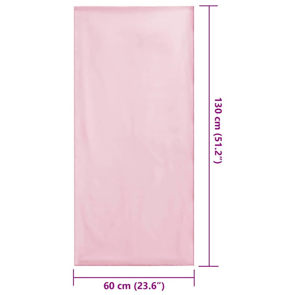 Produktbild för Utomhus Stols Handdukar 2 pcs Rosa 130 x 60 cm