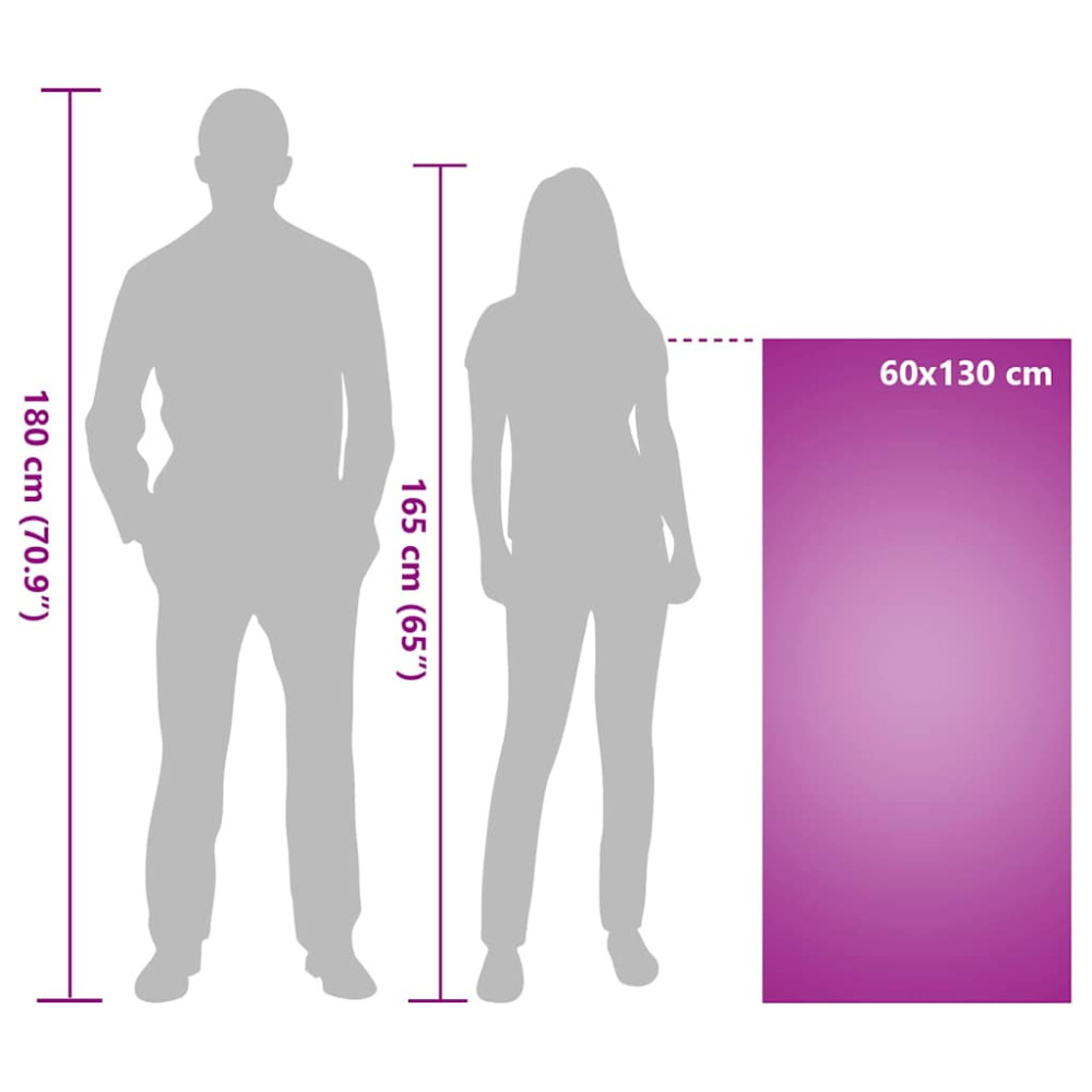 Produktbild för Utomhus Stols Handdukar 2 pcs Rosa 130 x 60 cm